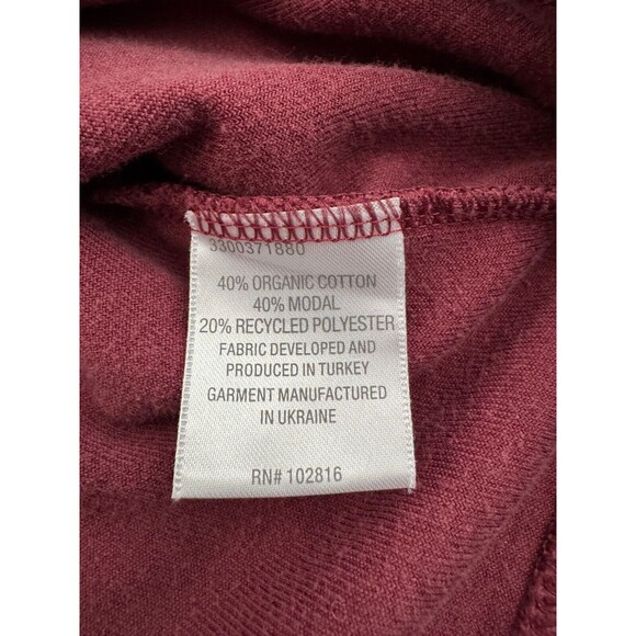 Garnet Hill Women's Moonrise Velour Pullover Sweater Oversized Boxy Size Large - Picture 7 of 8